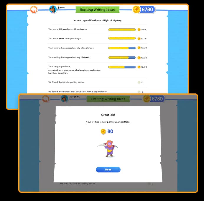 Online Writing Program for Students in Years 1-6 | Writing Legends